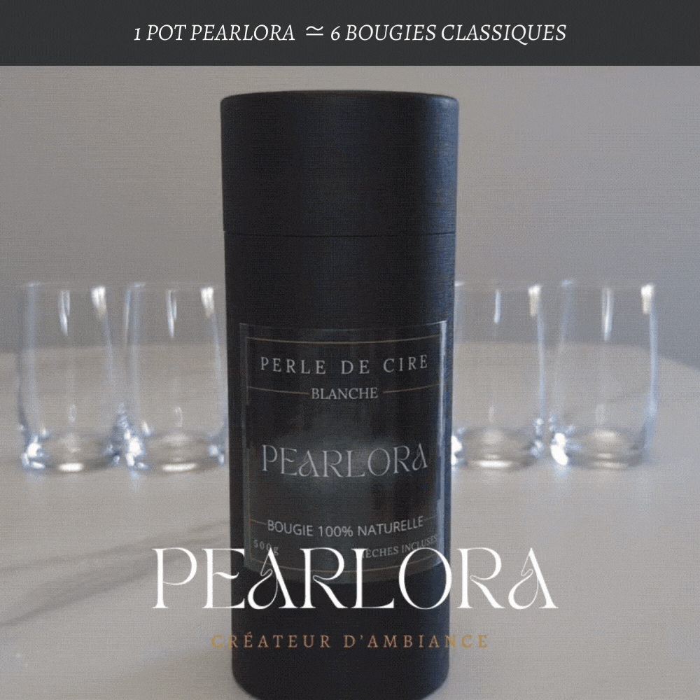 Perles de cire blanches